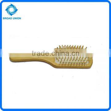 Beauty Hair Straightener Brush Wood Comb