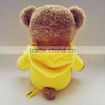 China Customize Design Wholesale Yellow Coat Plush Bear photo-5