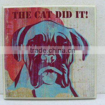 Good Sale 11''H Ourdoor Antique Metal Plate Sign