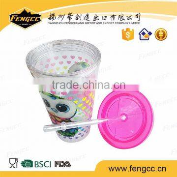 Factory supply travelling running Unbreakable clear plastic cup