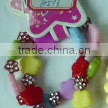 Cheap Kids Plastic Beads Bracelet
