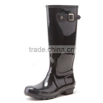 fashion knee tube pvc wellington boots wholesale