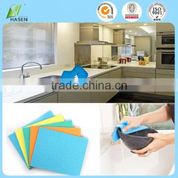 polyurethane kitchen wash cleaning cellulose magic sponge