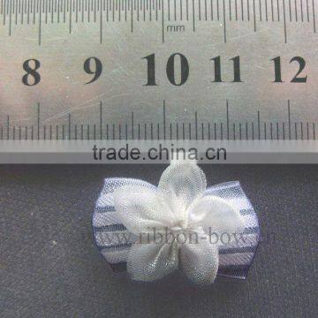 MSD wholesale net ribbon bow/flower for clothes decoration