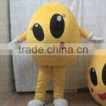 2012 fur egg mascot costume for party NO.2057