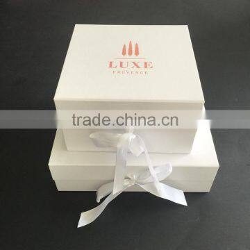Rose golden high quality handmade recycled flat cardboard custom made gift boxes for lady shoes