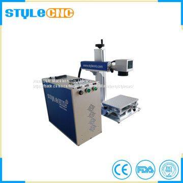 Autofocus small fiber laser marking machine 30W for metals parts