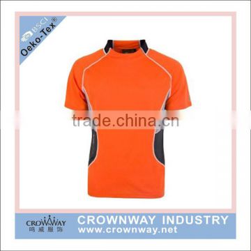 Bulk Wholesale New Model Sports T Shirts With Mesh Fabric Insert