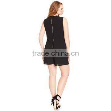Plus Size Sleeveless Romper photo-2