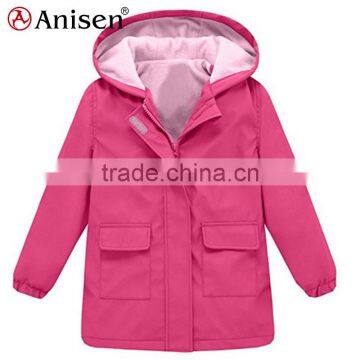 oem factory children boutique kids clothing girls softshell jacket