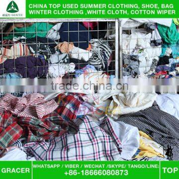 Free Sample Wholesale Ladies Cotton Blouse Second Hand Clothes Uk Style photo-4