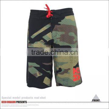 High Quality Nylon Soft Shell Board Shorts Fashionable Sportswear Gym Fitness Shorts photo-2