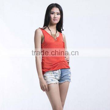 fashion beautiful blouses girls tank tops wholesale womens vest tops