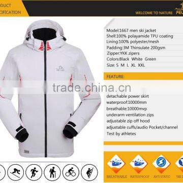 2017 OEM ODM Men Outdoor Sports Jackets Waterproof Ski Jacket photo-5