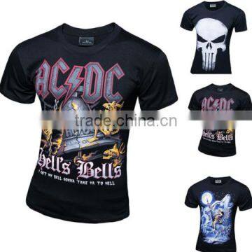 Mens O Neck Fashion Tshirt With Cartoon Pattern photo-3