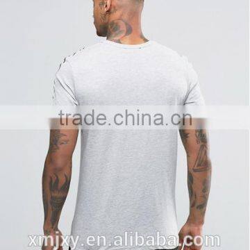 2016 Men t Shirt Made in China Cut Out Short Sleeve photo-3