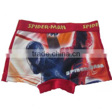 Hot Sell Cartoon Boys Boxers Children Underwear