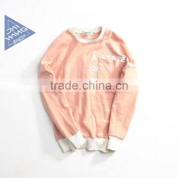 Latest Model Quality Plain Hoodies Knitted Fashion Hoody With Long Sleeve photo-2