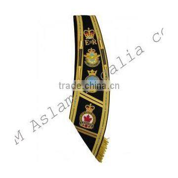 Hand Embroidered Army,Military Officer Sashes,Military Uniforms & Accessories