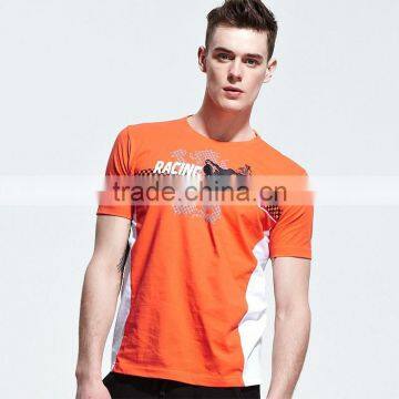 Functional Dry Fit Men Sports T Shirt O-Neck Design