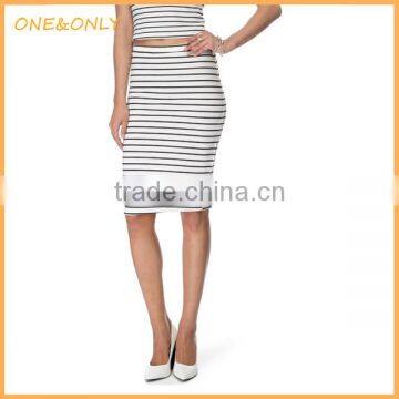 Pencil Stripe Maxi Skirt