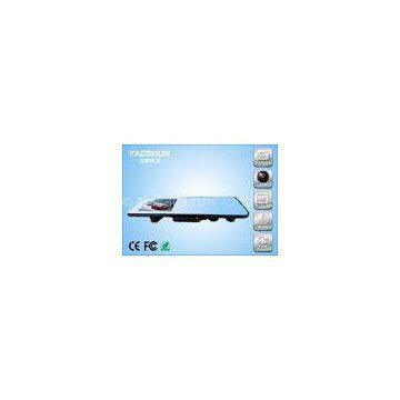 Wifi Dual Camera Car DVR H.264 Compression , Rear View Mirror Recorder