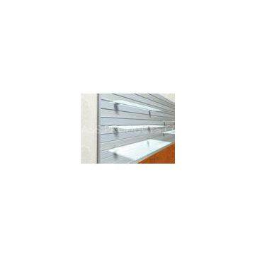 Supermarket Clear Tempered Glass Shelves Impact Resistance