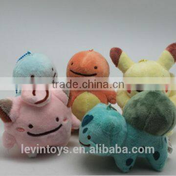 Pokemon Kids Toys 2016 Quick Selling Stuffed Plush Keychain Doll