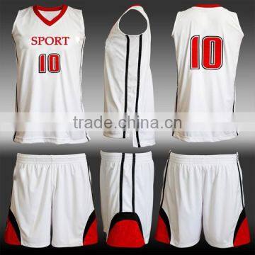 Wholesale custom basketball uniforms china breathable men basketball jersey uniform design