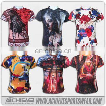 2017 online shopping ladies 3d t shirt, bamboo t-shirts wholesale