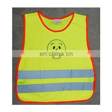 Kids high reflective mesh cute safety vests