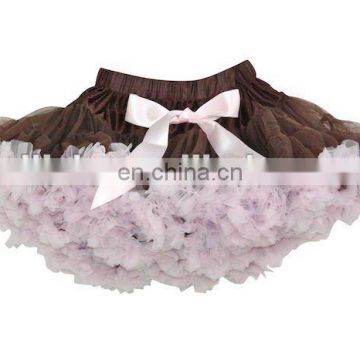 two tone colour girl pettiskirts/baby tutu skirts MP-0039