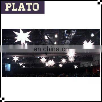 led light strong style color inflatable star decoration for wedding and party decoration