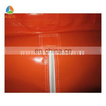 Inflatable Orange Red Brightly Painted Dome Tent For Sale photo-2