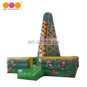 Indoor monkey inflatable climbing wall leisure activities inflatables for sale