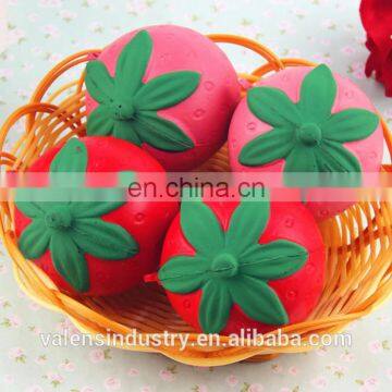 Hot Selling 2017 Anti Stress Squishy Kawaii Soft PU Squishy Slow Rising Big Strawberry Toy Mobile Phone/girls' Handbag Pendant photo-6