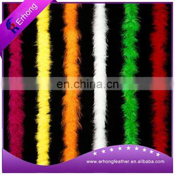 Decorative dyed fluffy rainbow feather boa