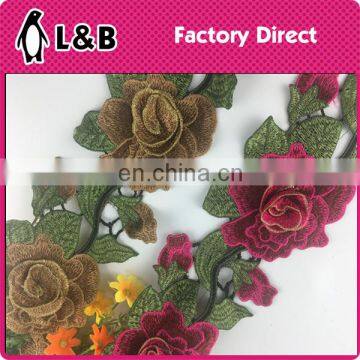 new design fashion embroidery flower lace