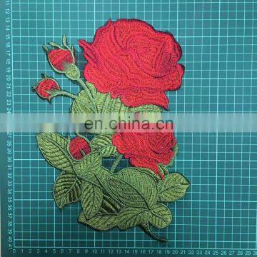 New Arrival 3D Red Flower Patch/applique Sew On/iron on photo-4