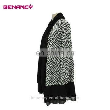 Cardigan 2017 Women Zebra Printed Sweater Knitwear Cardigan With Shawl Neck photo-2