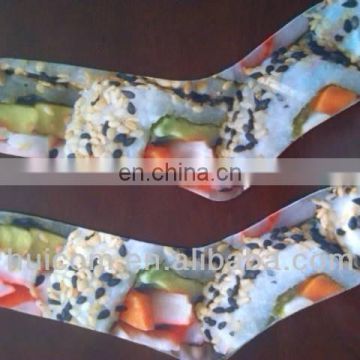 colorful sushi pattern socks