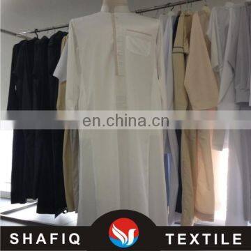 fashion korean fabric muslim arab thobe thawb robe Aaqil Cream Galabiyya
