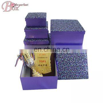 Purple Simple Design Home Decorative Lid Storage Box