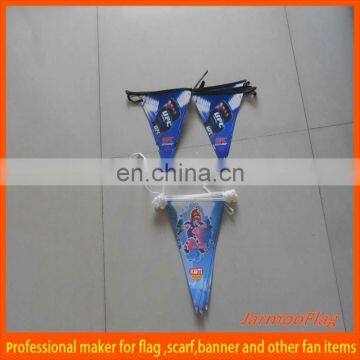 Custom paper pennant flag banner