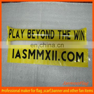 Custom inflatable logo printed sports sticks