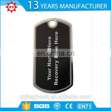Custom 50x30mm Zinc Alloy Type Metal Dog Tag Factory Direct Sell photo-4
