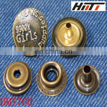 metal snap buttons for jackets