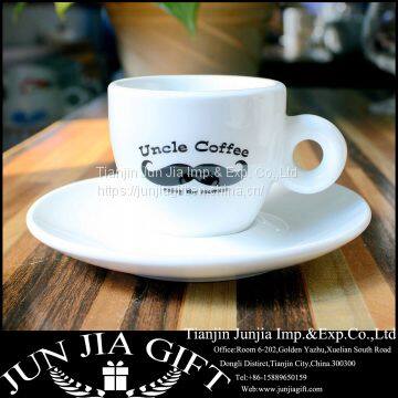 Ceramic Coffee Cup and Seaucer Printing Branding photo-2