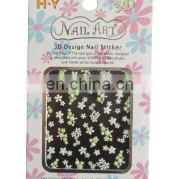 Flower 3D nail sticker