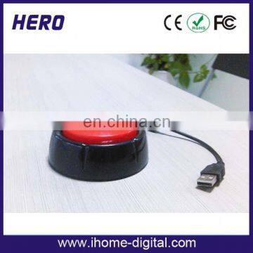 programmable USB sound button for gift with USB download function